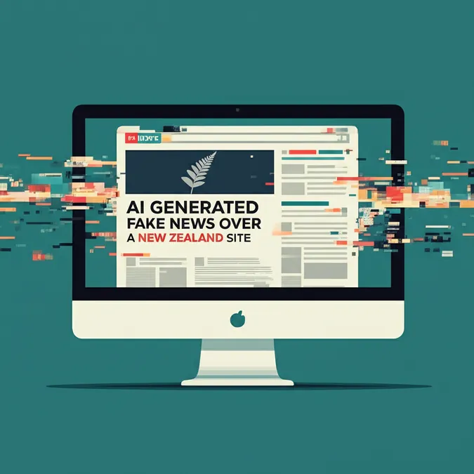 AI Generated Fake News Takes Over A New Zealand Site