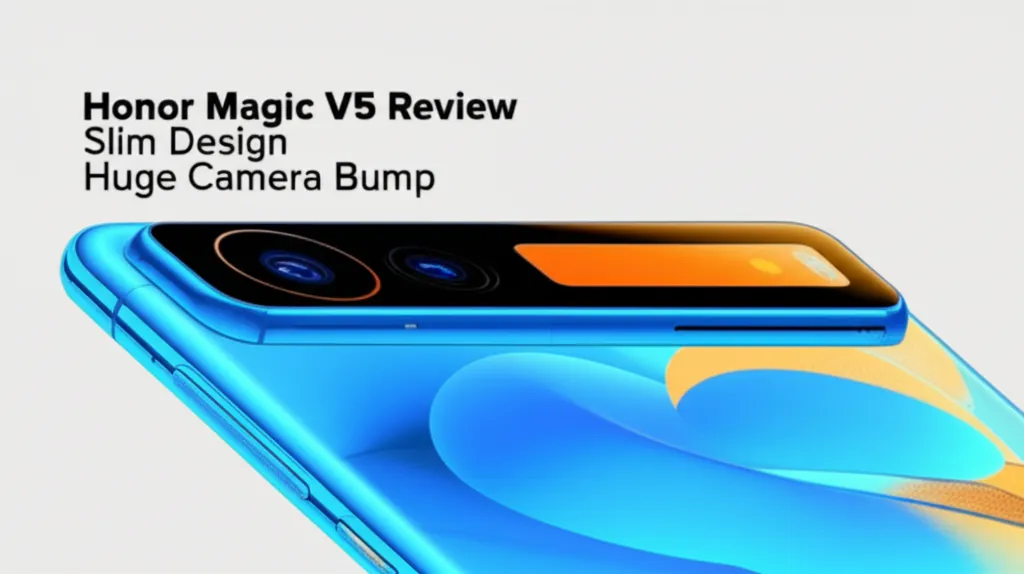 Honor Magic V5 Review Slim Design Huge Camera Bump