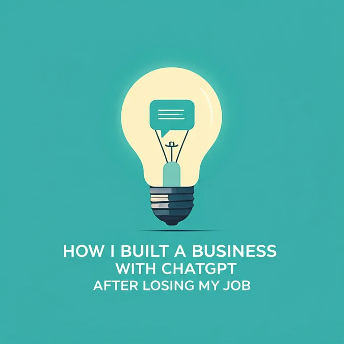 How I Built A Business With ChatGPT After Losing My Job