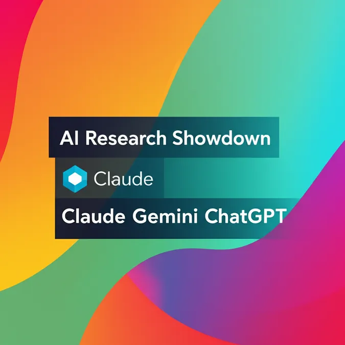 AI Research Showdown Claude Gemini ChatGPT