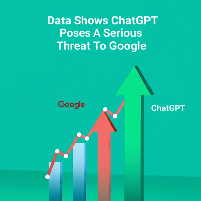 Data Shows ChatGPT Poses A Serious Threat To Google