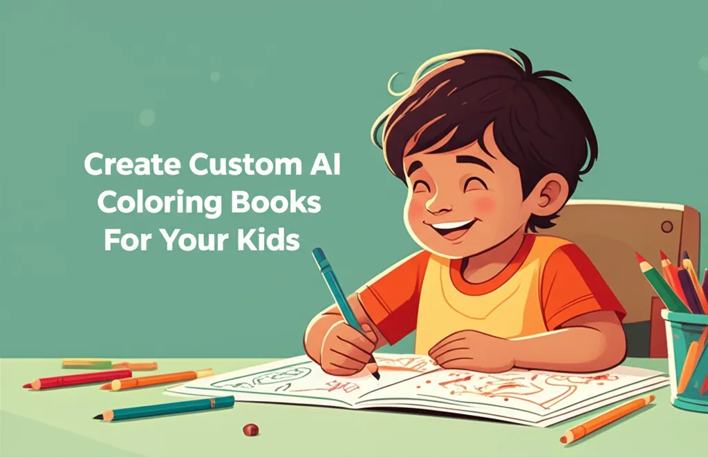 Create Custom AI Coloring Books For Your Kids