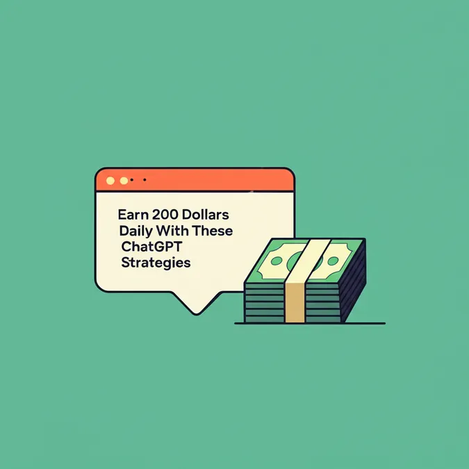 Earn 200 Dollars Daily With These ChatGPT Strategies