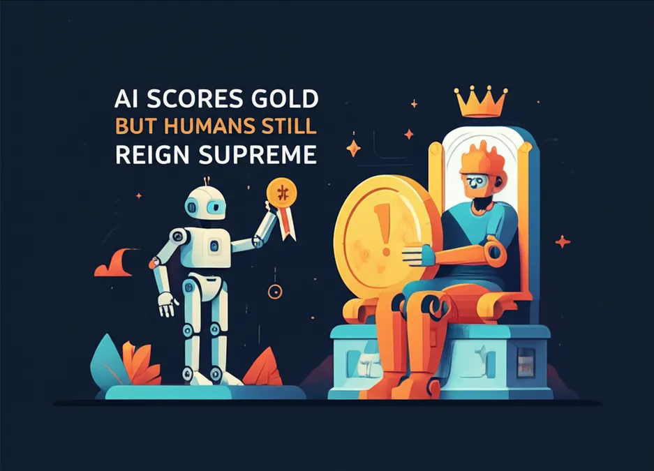 AI Scores Gold But Humans Still Reign Supreme