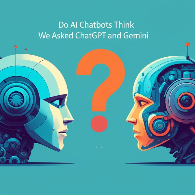 Do AI Chatbots Think We Asked ChatGPT and Gemini