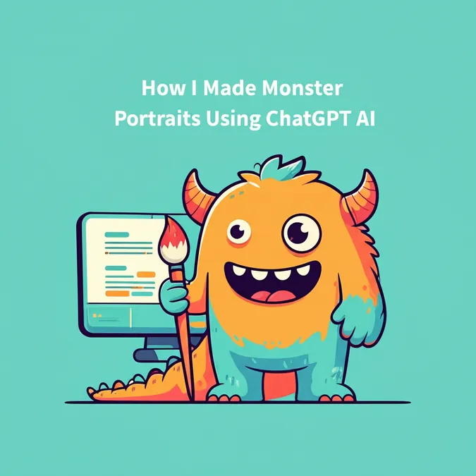 How I Made Monster Portraits Using ChatGPT AI