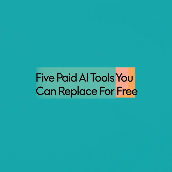 Five Paid AI Tools You Can Replace For Free