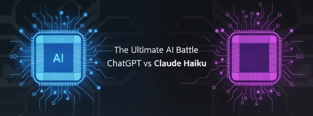 The Ultimate AI Battle ChatGPT vs Claude Haiku