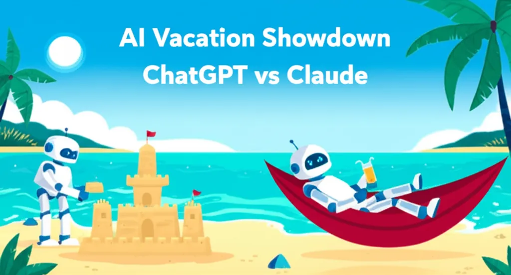AI Vacation Showdown ChatGPT vs Claude