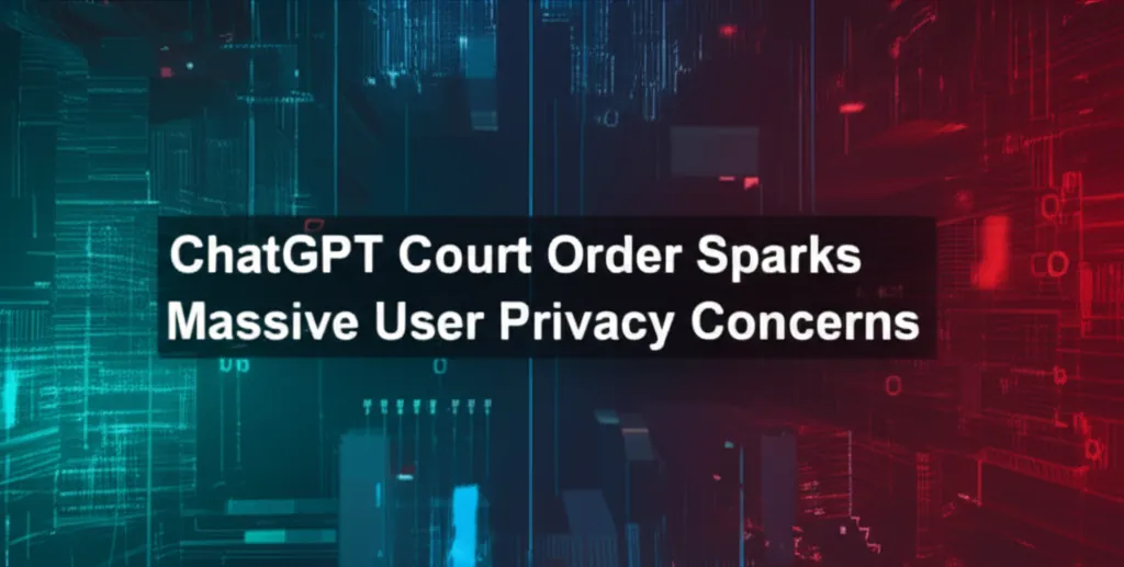 ChatGPT Court Order Sparks Massive User Privacy Concerns