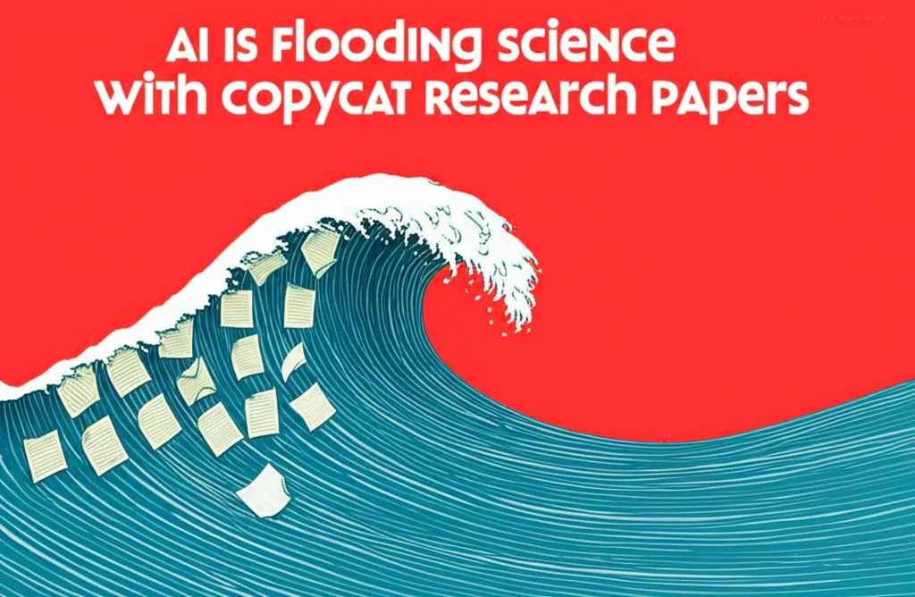 AI Is Flooding Science With Copycat Research Papers