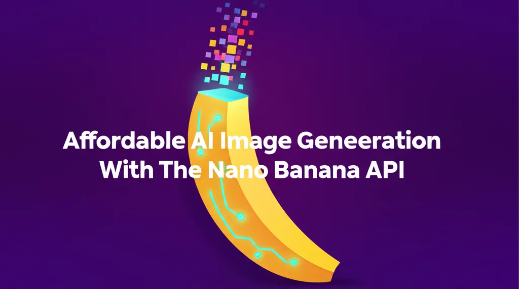 Affordable AI Image Generation With The Nano Banana API