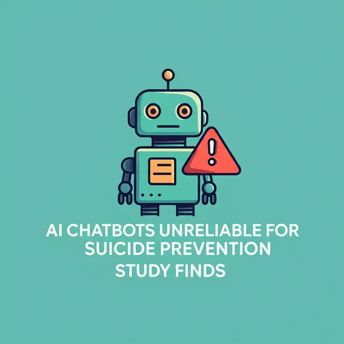 AI Chatbots Unreliable For Suicide Prevention Study Finds