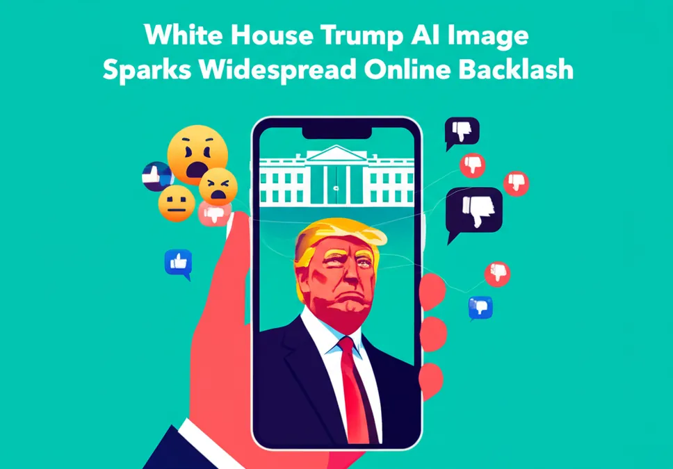 White House Trump AI Image Sparks Widespread Online Backlash