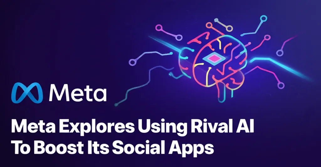 Meta Explores Using Rival AI To Boost Its Social Apps