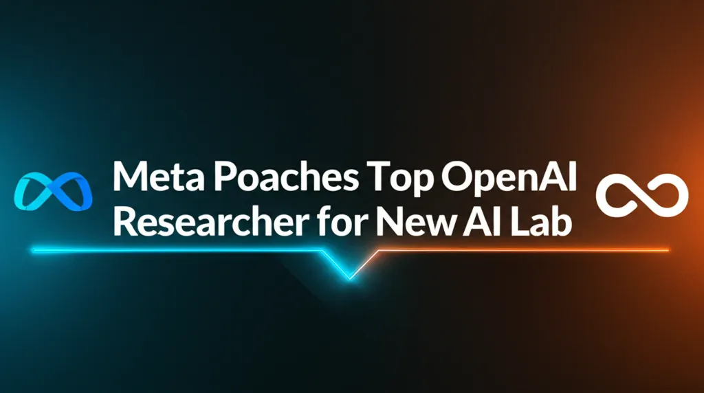 Meta Poaches Top OpenAI Researcher for New AI Lab