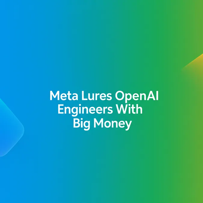 Meta Lures OpenAI Engineers With Big Money