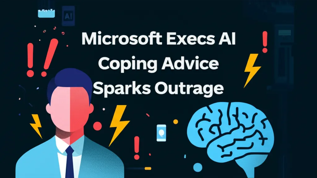 Microsoft Execs AI Coping Advice Sparks Outrage