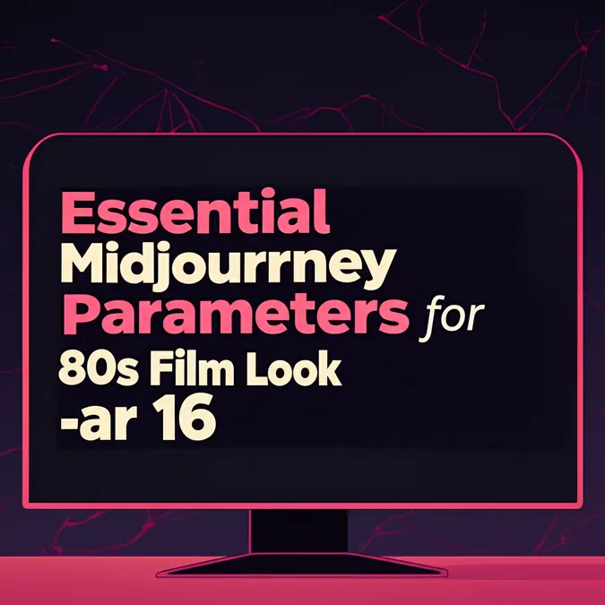Essential Midjourney Parameters for 80s Film Look