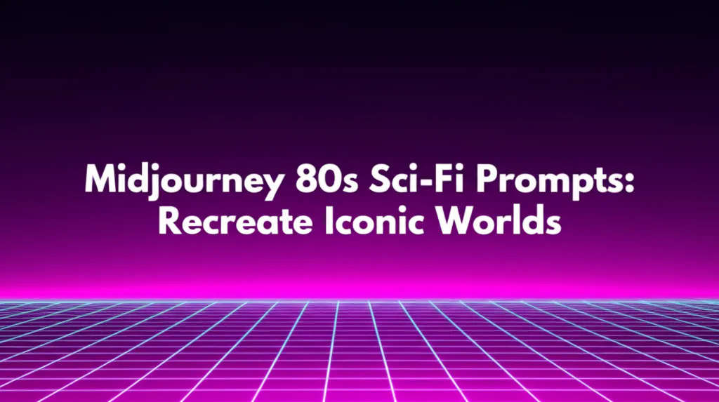 Midjourney 80s Sci-Fi Prompts: Recreate Iconic Worlds