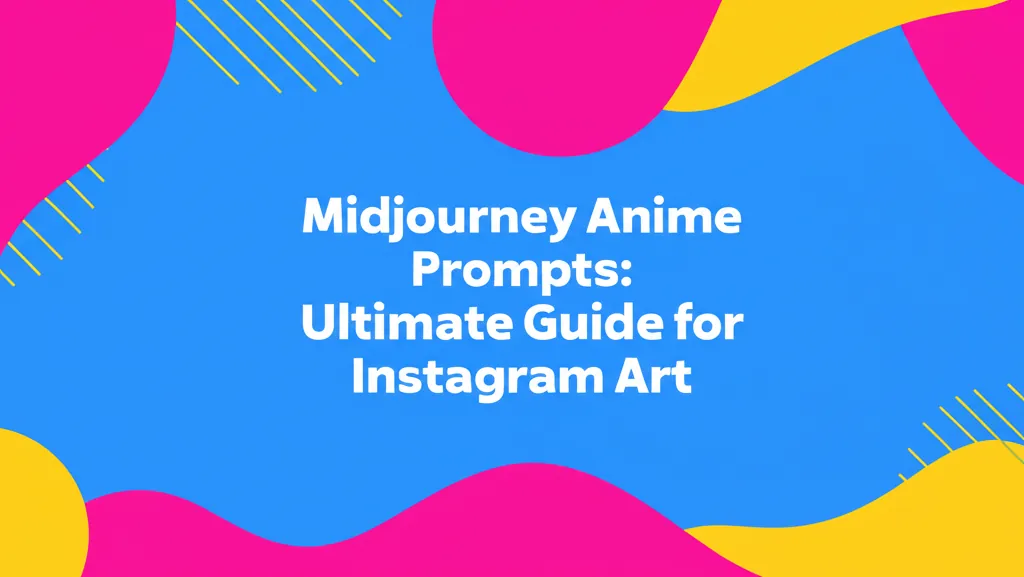 Midjourney Anime Prompts: Ultimate Guide for Instagram Art