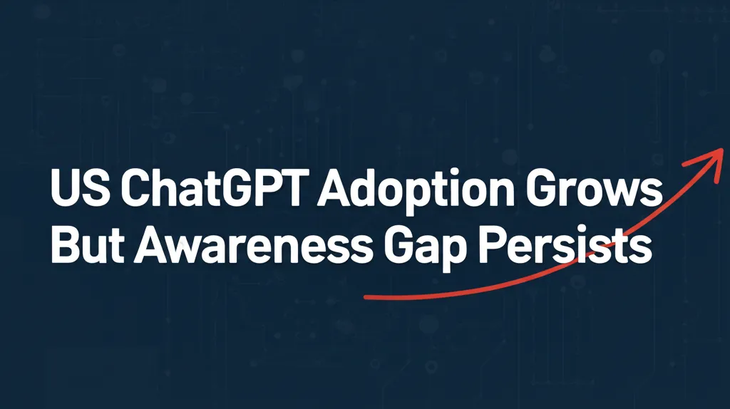 US ChatGPT Adoption Grows But Awareness Gap Persists