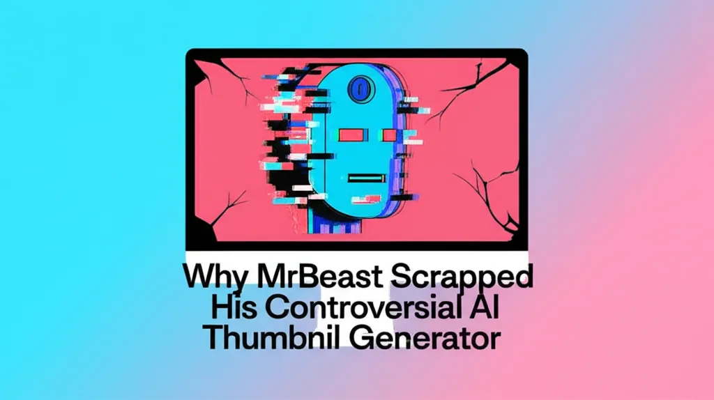 Why MrBeast Scrapped His Controversial AI Thumbnail Generator