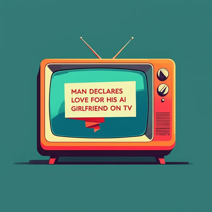 Man Declares Love For His AI Girlfriend On TV