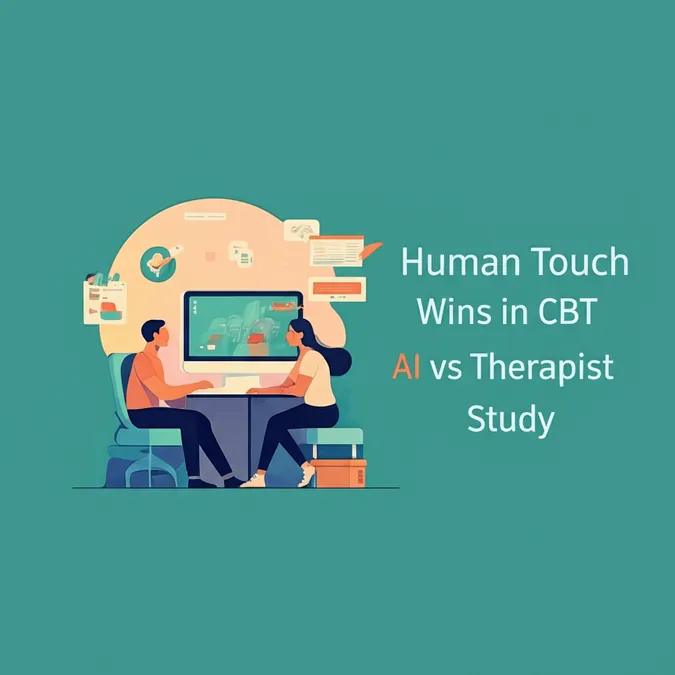 Human Touch Wins in CBT AI vs Therapist Study