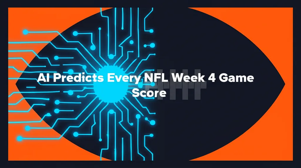 AI Predicts Every NFL Week 4 Game Score