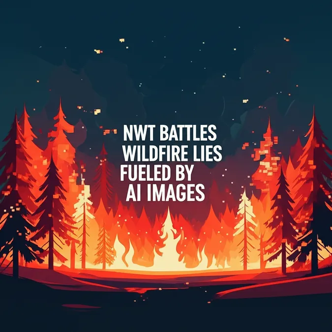 NWT Battles Wildfire Lies Fueled by AI Images