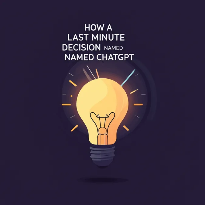 How A Last Minute Decision Named ChatGPT