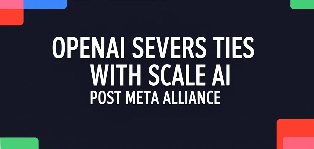 OpenAI Severs Ties With Scale AI Post Meta Alliance