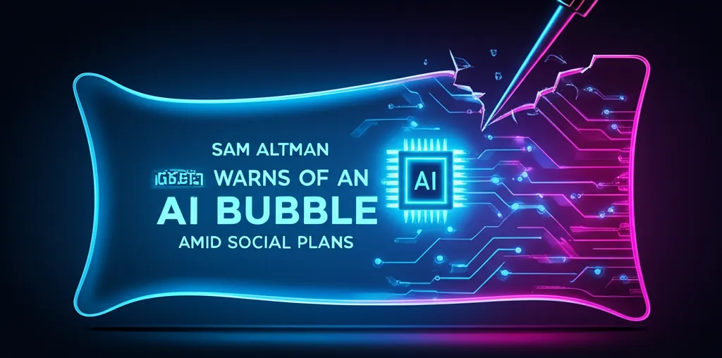 Sam Altman Warns Of An AI Bubble Amid Social Plans