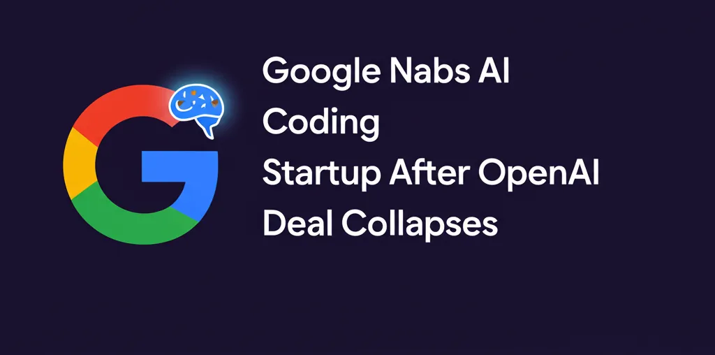Google Nabs AI Coding Startup After OpenAI Deal Collapses