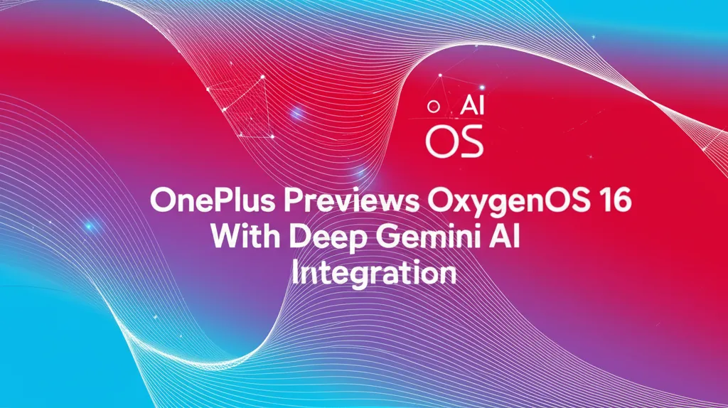 OnePlus Previews OxygenOS 16 With Deep Gemini AI Integration