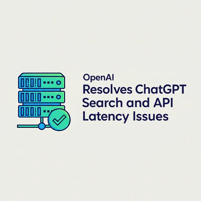 OpenAI Resolves ChatGPT Search and API Latency Issues