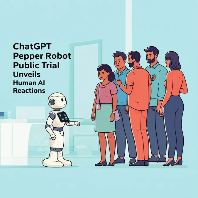 ChatGPT Pepper Robot Public Trial Unveils Human AI Reactions
