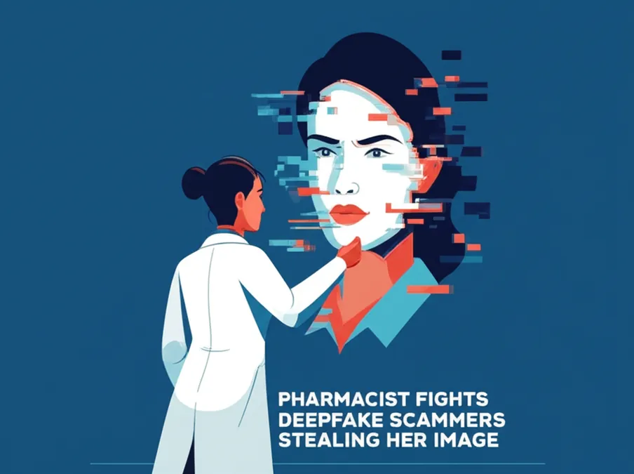 Pharmacist Fights Deepfake Scammers Stealing Her Image