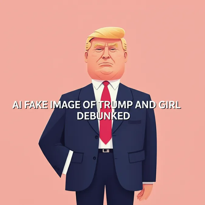 AI Fake Image Of Trump And Girl Debunked