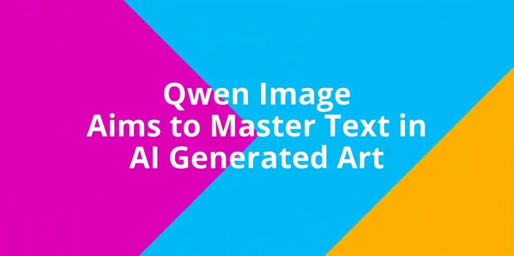 Qwen Image Aims to Master Text in AI Generated Art