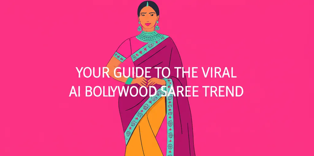 Your Guide to the Viral AI Bollywood Saree Trend