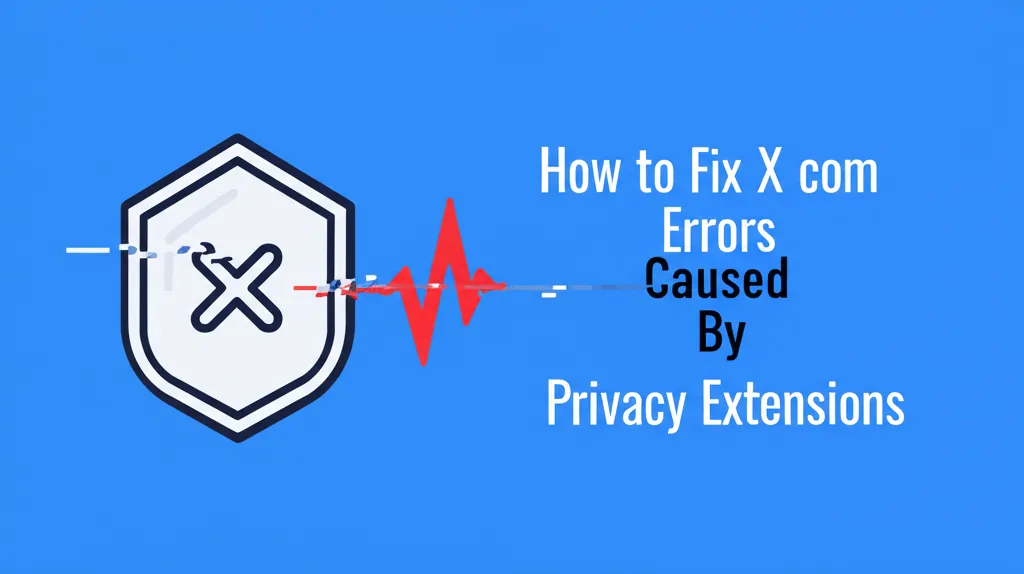 How to Fix X com Errors Caused By Privacy Extensions