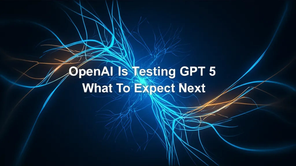OpenAI Is Testing GPT 5 What To Expect Next