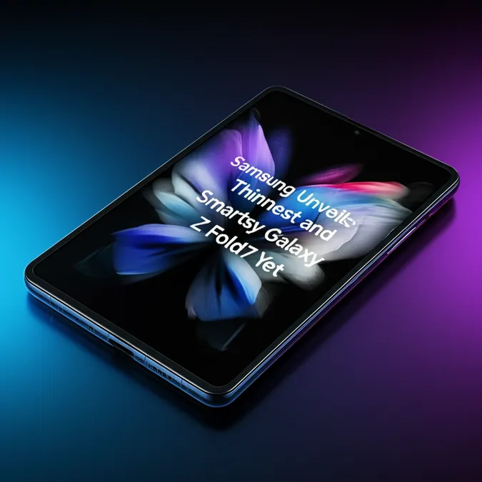 Samsung Unveils Thinnest and Smartest Galaxy Z Fold7 Yet