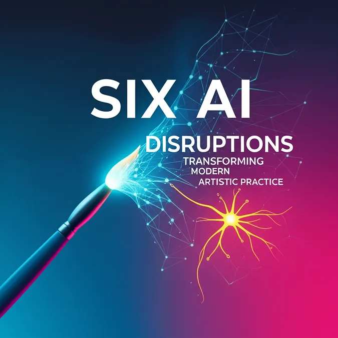 Six AI Disruptions Transforming Modern Artistic Practice