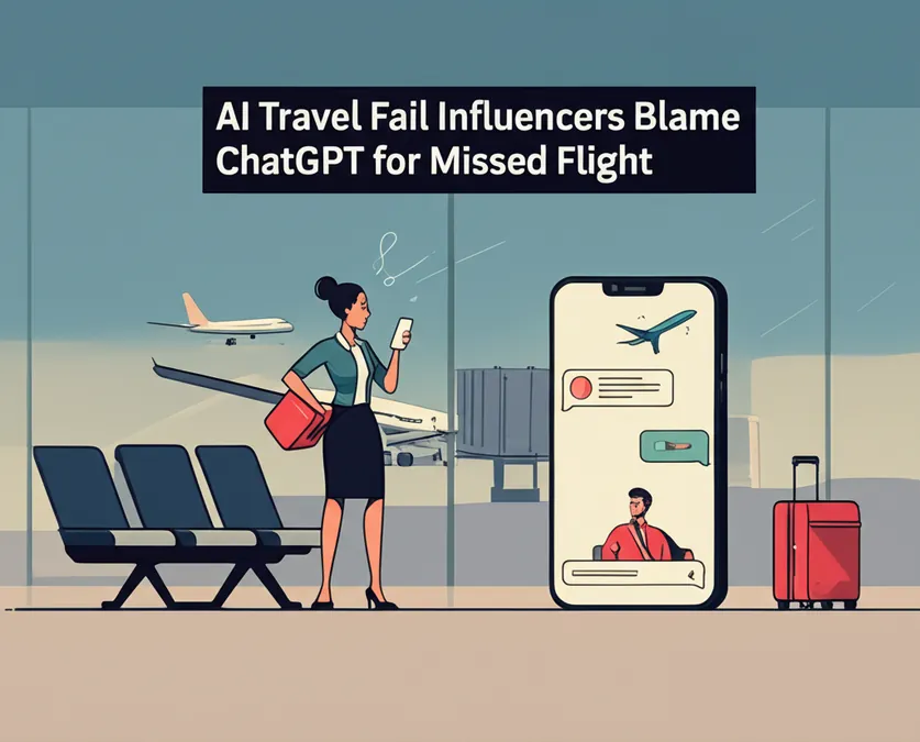AI Travel Fail Influencers Blame ChatGPT for Missed Flight