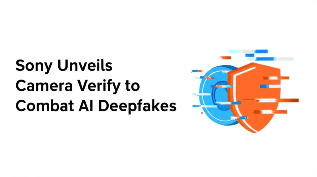 Sony Unveils Camera Verify to Combat AI Deepfakes