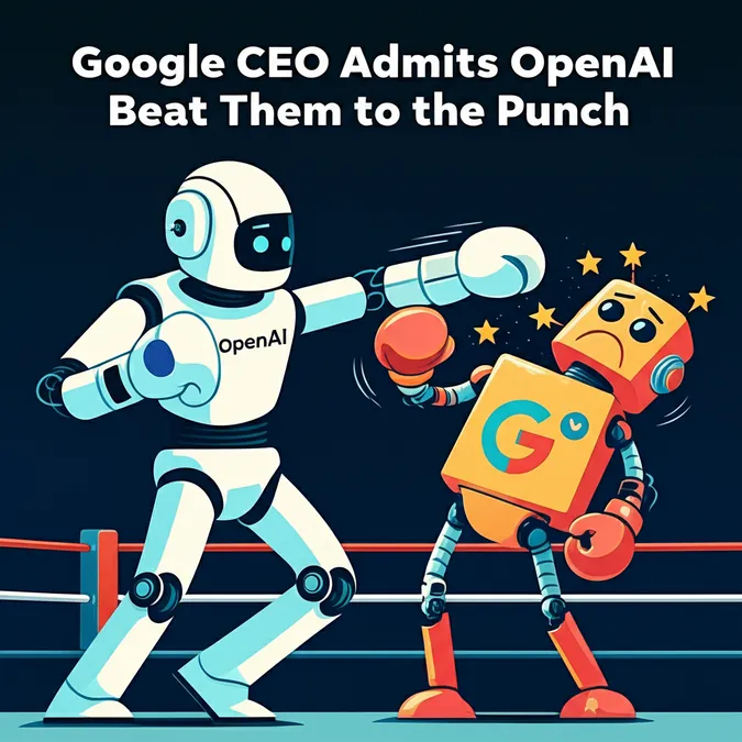 Google CEO Admits OpenAI Beat Them to the Punch