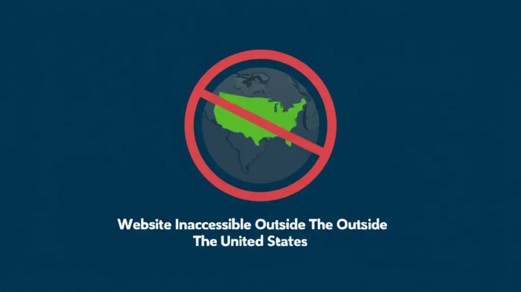 Website Inaccessible Outside The United States